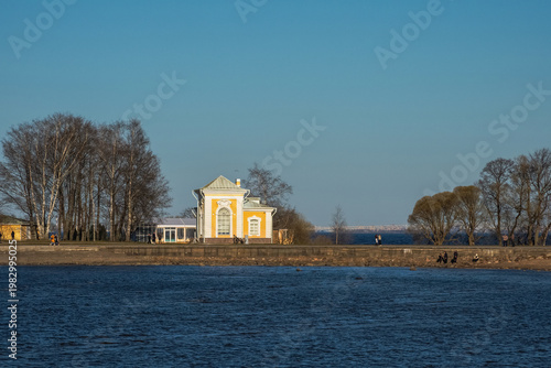 Imperial Yachts Museum of the Gulf of Finland in the Lower Park of Peterhof.