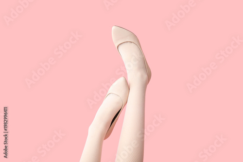 Legs of beautiful young wom...