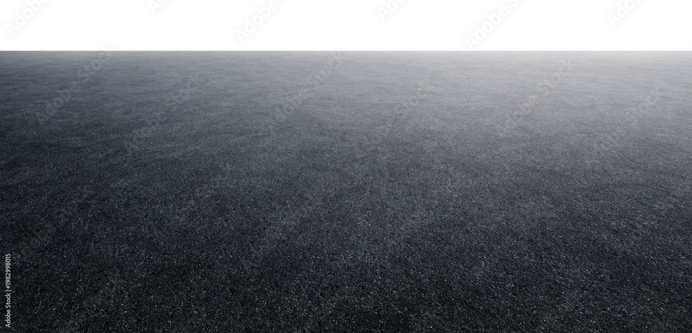 Naklejka premium 3d Empty asphalt road surface background rendering perspective