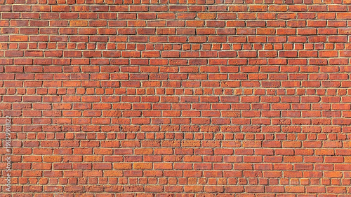 the old red brick wall