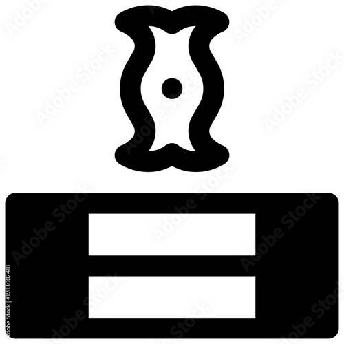 Composting. Outlined stroke vector icon with black-filled details.