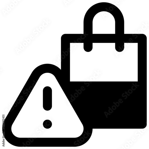 Overconsumption. Outlined stroke vector icon with black-filled details.