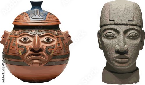 Road Barriers and Traffic Barricades Set, Construction Safety Equipment Collection for Street, Warning, and Urban Design