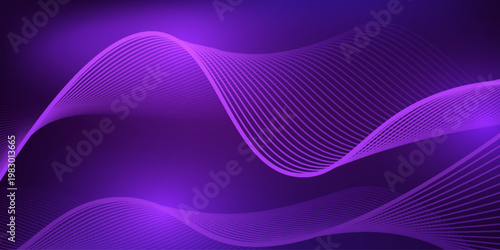 Purple abstract background with luxury elements. abstract wavy lines background purple