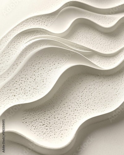 Serene Distressed Ceramic Surface with Natural Undulations for a Subtle Textured Aesthetic Design.