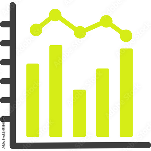 Histogram Vector Icon