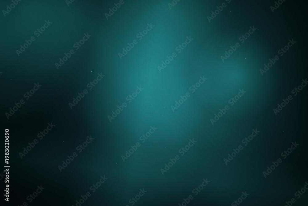 Obraz premium Dark Jade Glow Abstract Background — Deep Black Green Emerald Atmospheric Texture