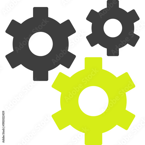 Gears Vector Icon