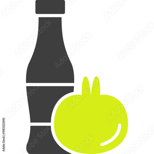 Tomato ketchup Vector Icon