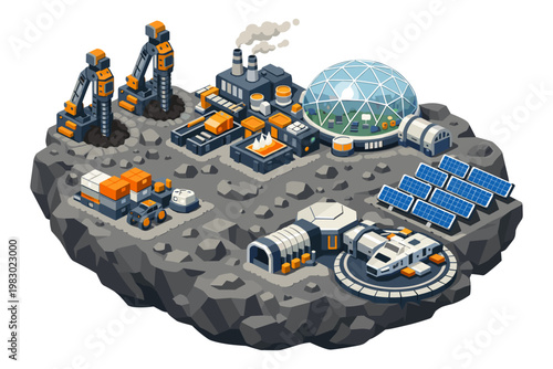 Space Colony Base Construction