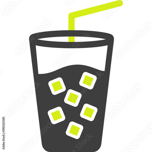 Cold Drink Vector Icon