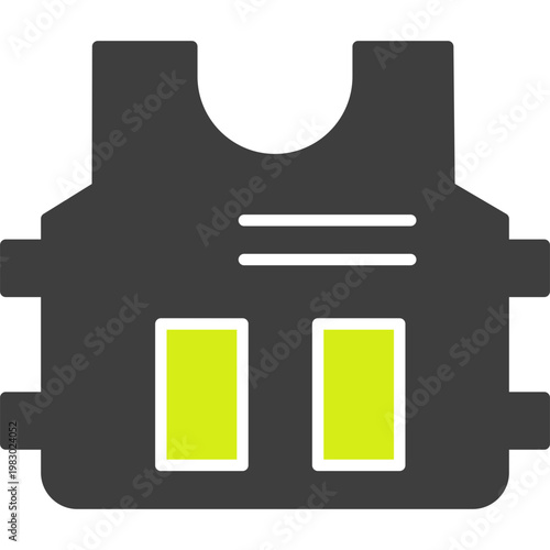 Police Vest Vector Icon