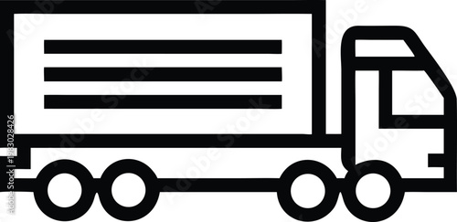 Large box truck for efficient goods delivery and comprehensive commercial freight services