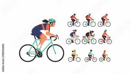 Hindu Deity Silhouette Icon Set on White Background