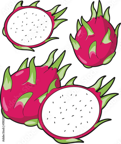 seamless pattern with strawberries