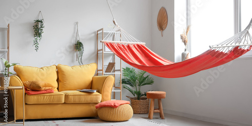 Interior of stylish living ...