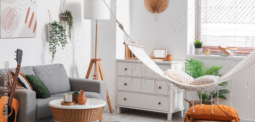 Interior of stylish living ...