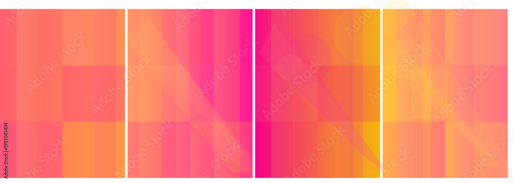 Obraz premium Gradient Abstract Background with Pink and Orange Hues