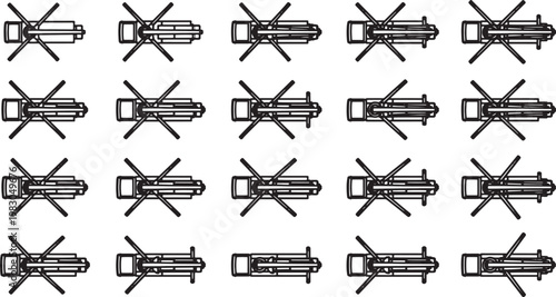 A detailed top-down view of various different helicopters showcases the intricate designs and functional mechanics of these aerial vehicles.