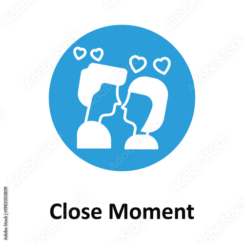 Close Moment Vector icon which can easily modify or edit