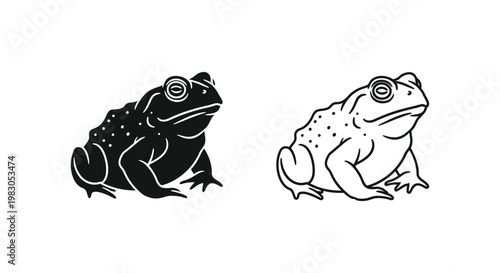 Cartoon Frogs Design Illustration Vector Art Vector