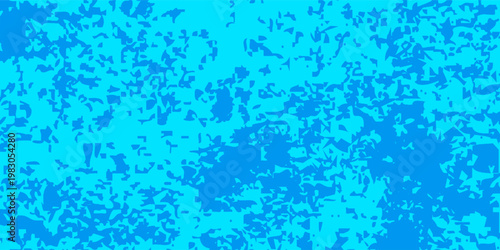 Modern abstract background with random organic shapes in blue and cyan colors, flat design, high resolution texture.