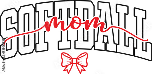Softball Mom Svg, Mother's Day Gift Svg
