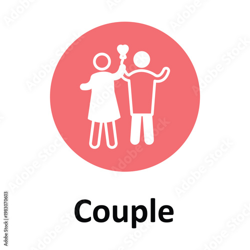 Couple Vector icon which can easily modify or edit