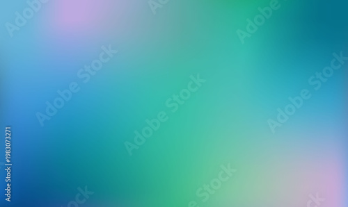 Soft Blue and Green Gradient with Subtle Pink and Purple Hues in a Smooth Bokeh Background