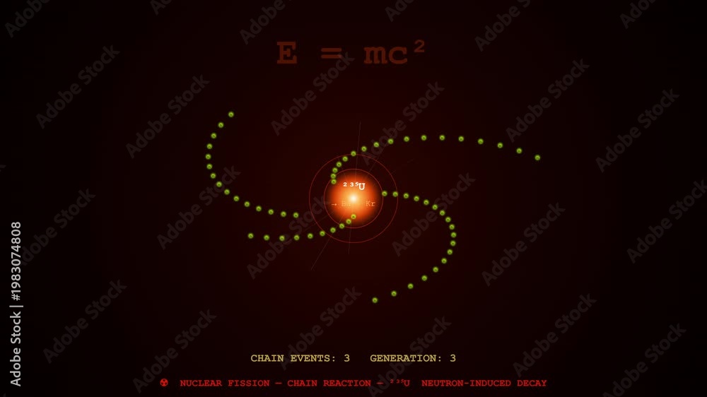 custom made wallpaper toronto digitalHigh quality 4K 3D animation of Nuclear Fission seamless loop background for science and education presentations.