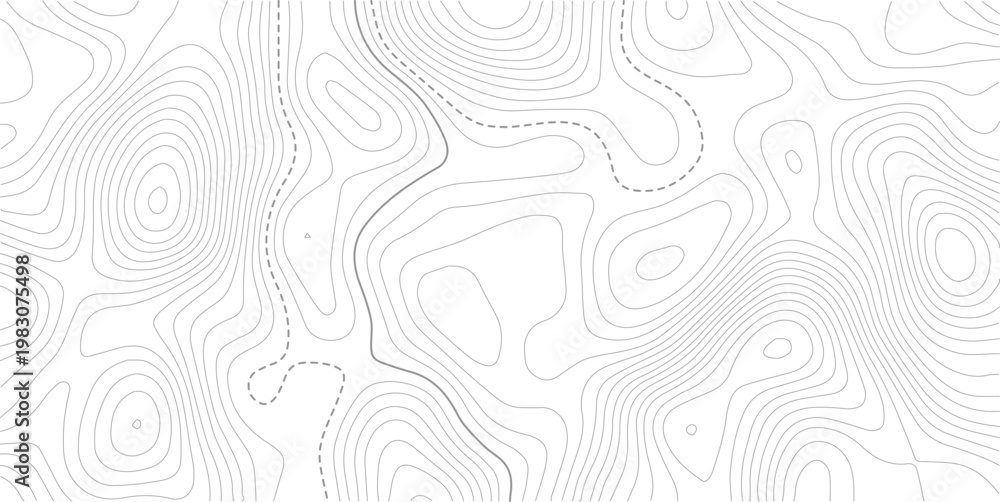 Fototapeta premium Topographic map patterns, topography line map.Topo contour map. Rendering abstract illustration.