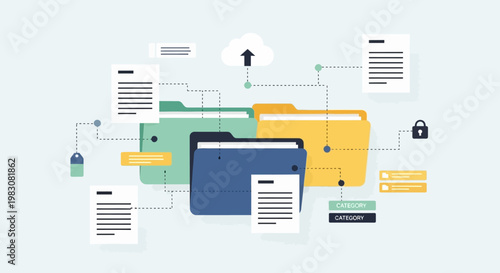 Digital document management and secure data sharing with cloud technology.