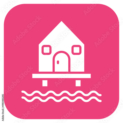 Beach Villa Icon Style