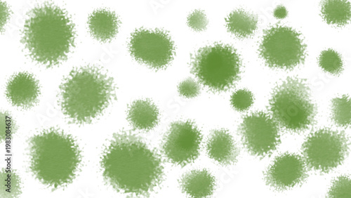 Green Abstract Splatter: A captivating artistic rendition of green splatters against a contrasting background. A visual exploration of texture, form, and abstract expression.