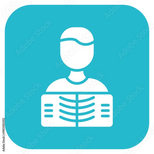 Man X ray Icon Style
