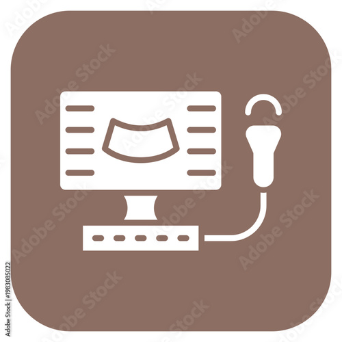 Ultrasonography Icon Style