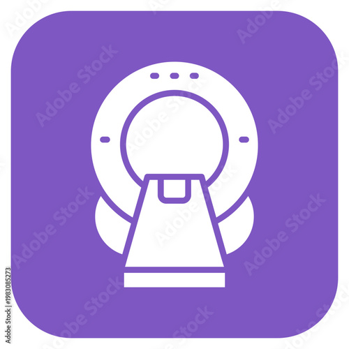 CT Scan Icon Style