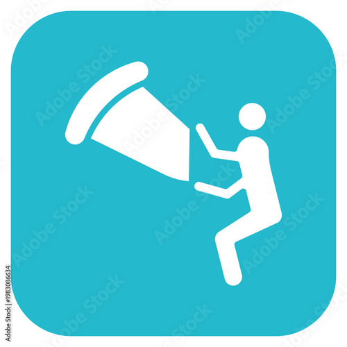 Kitesurfing Icon Style