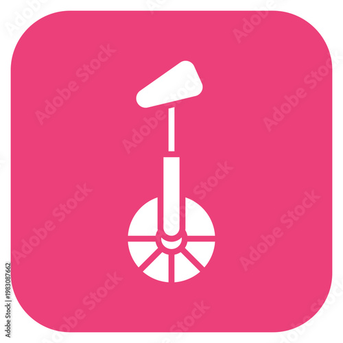 Monocycle Icon Style