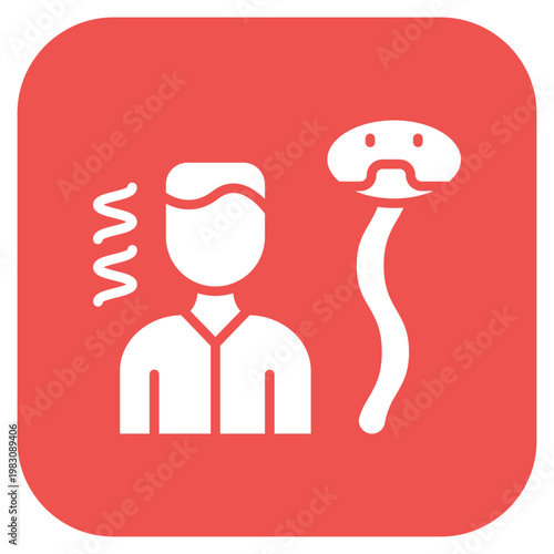 Fear Of Snakes Icon Style
