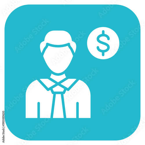 Employee Costs Icon Style