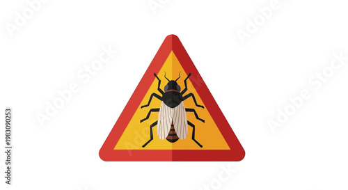Fly warning sign