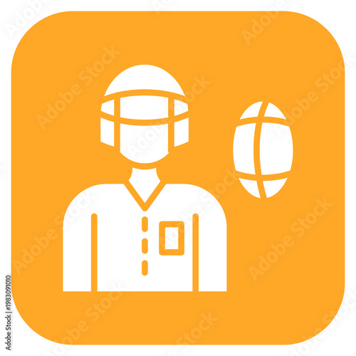 Quarterback Icon Style