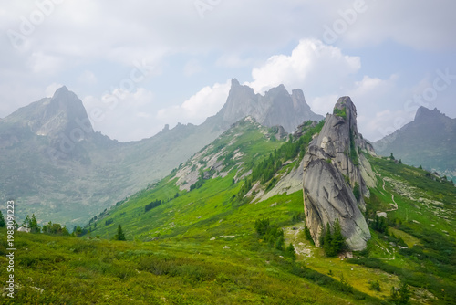 The Sloniki Rocks in the Ergaki Nature Reserve