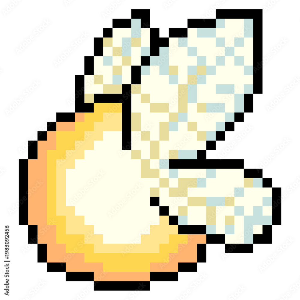 Fototapeta premium cute fantasy creature pixel art