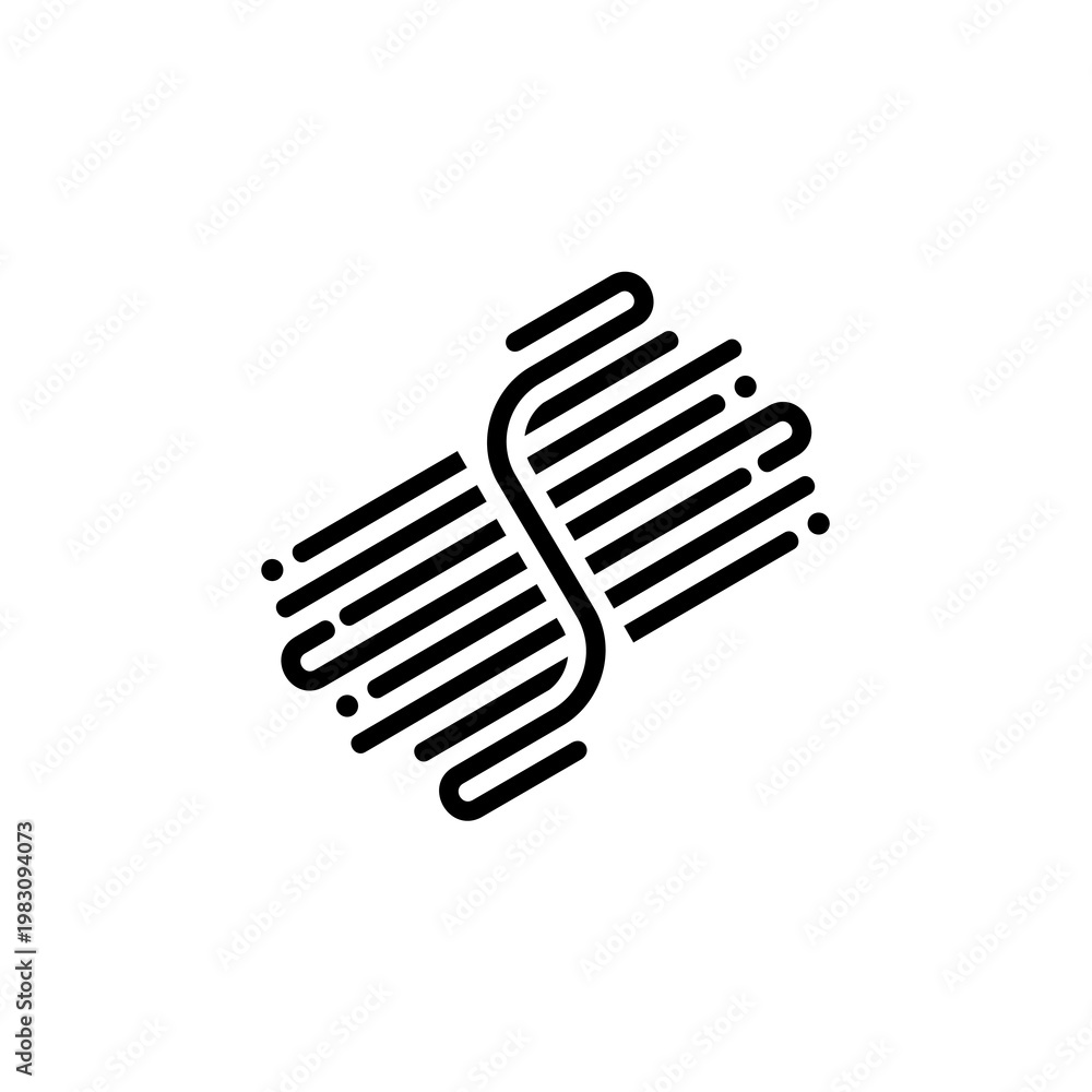Fototapeta premium DNA Double Helix Genetic Symbol.