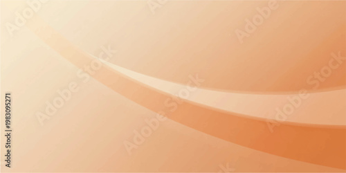 Abstract orange textured background with golden waves and smooth gradient lines design