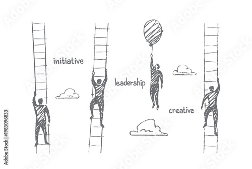 Leadership - Initiative and creativity rise beyond the ladder