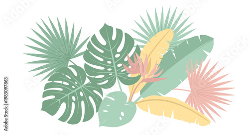Minimalist botanical graphic creates a calming, fresh vibe. Ideal for website backgrounds, social media, or marketing materials conveying natural grow
