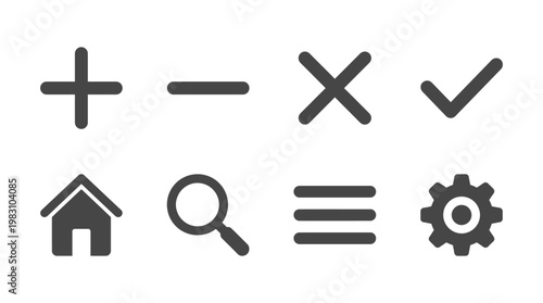 Black icons on white background.